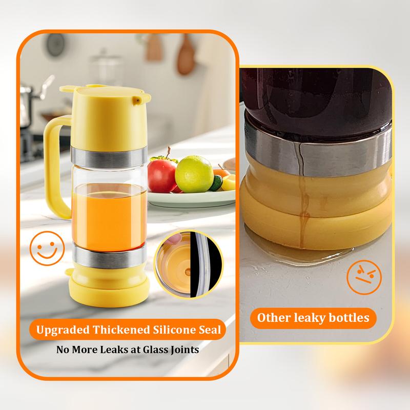Glass Honey Dispenser No Drip No Mess Leak