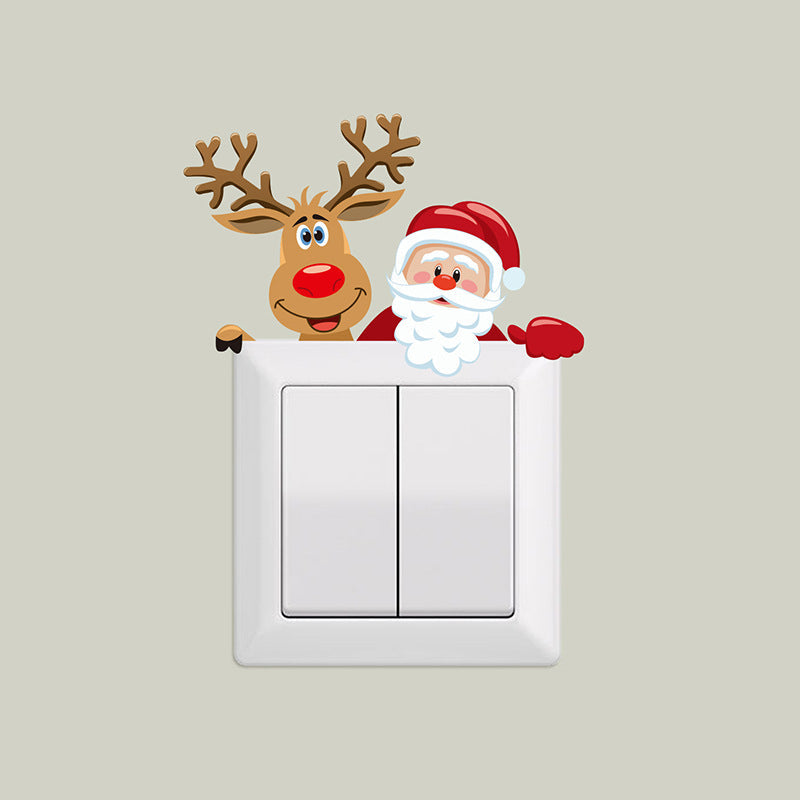 🎅Christmas New Year Removable PVC Stickers