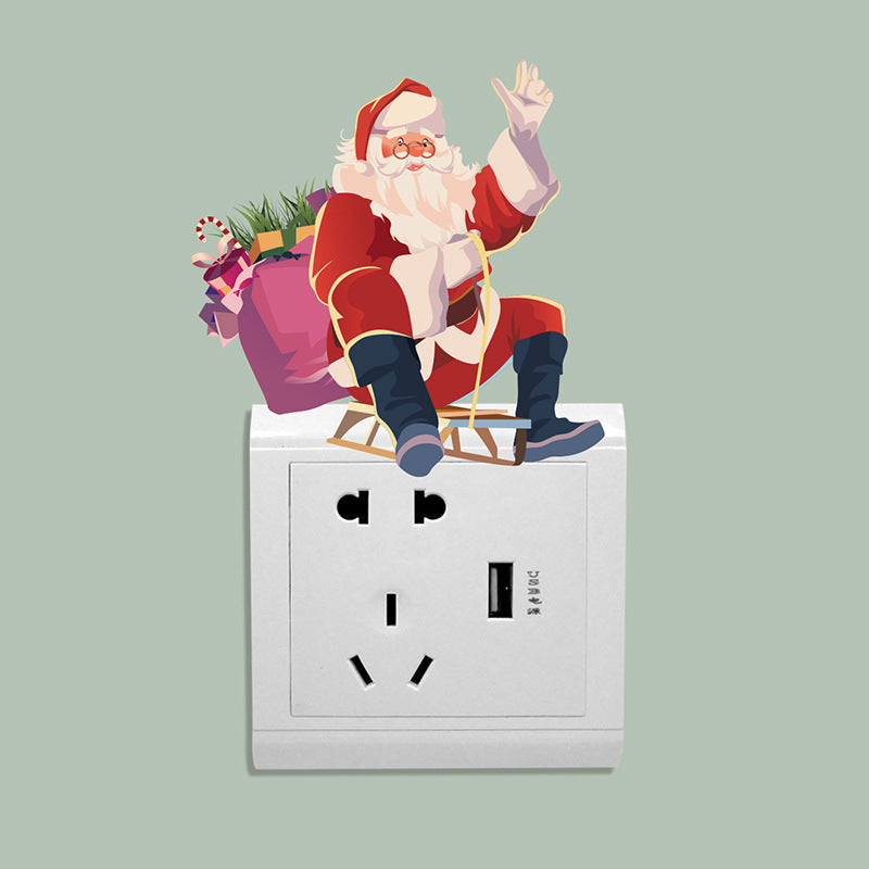 🎅Christmas New Year Removable PVC Stickers