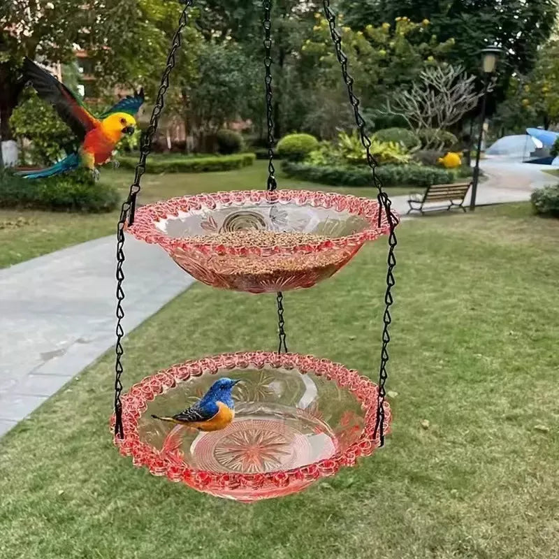 🔥💐SPRING DAY SALE- 50% OFF⚡50K+ SOLD!🐦Solar Cascade Hanging Bird Bath Fountain