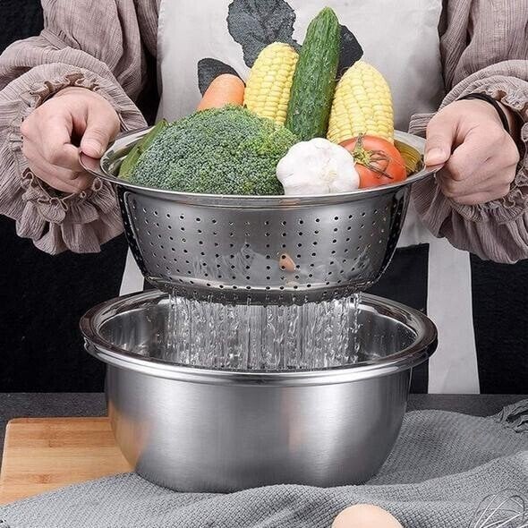💥 🎁 Three-in-One Stainless Steel Multi-Function Water Filter
