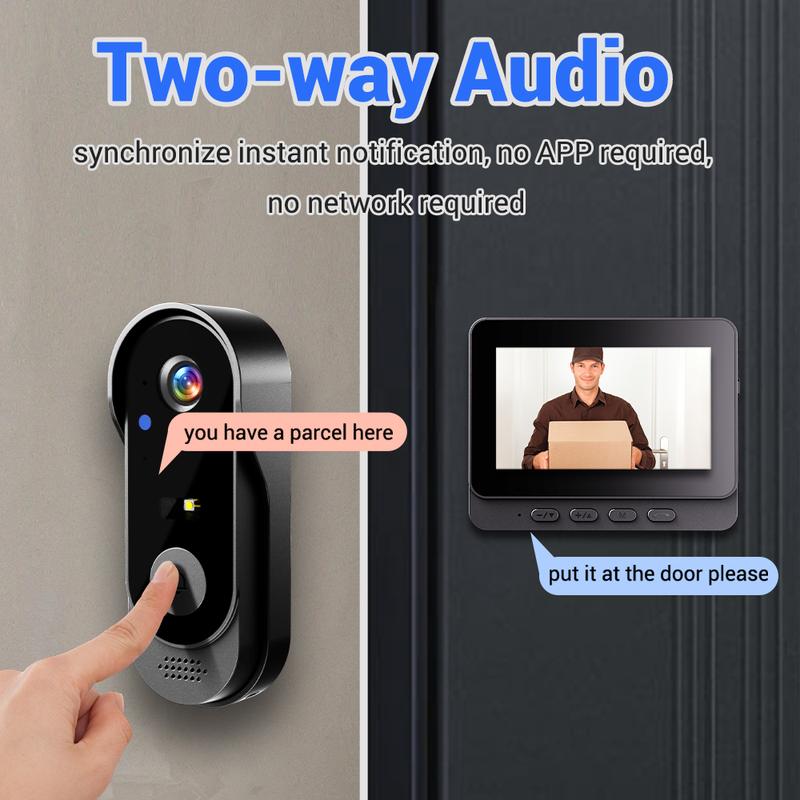 X8 Rechargeable Wireless Smart Video Doorbell