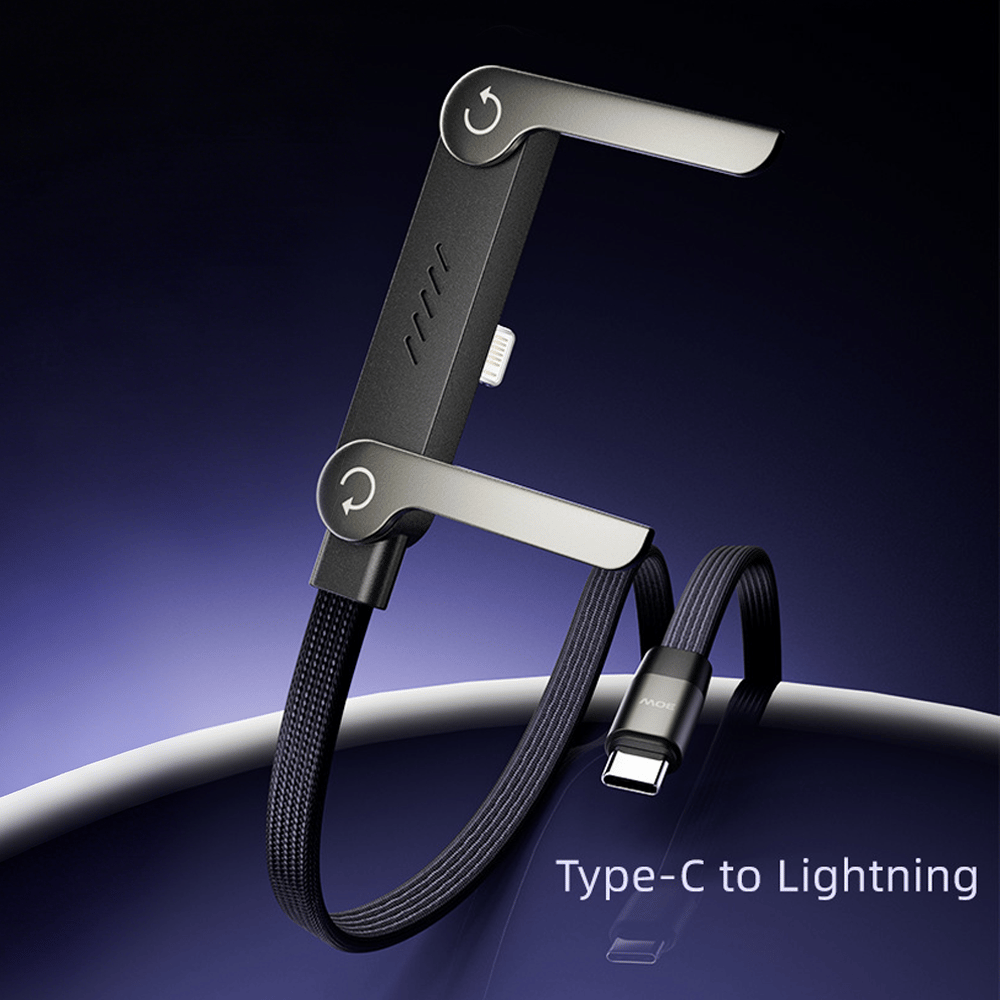 🏆⚡2-in-1 Fast Charging Cable with Adjustable Phone Stand