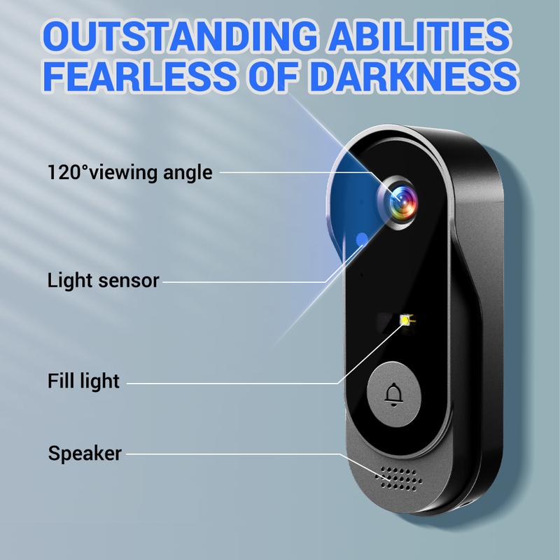 X8 Rechargeable Wireless Smart Video Doorbell