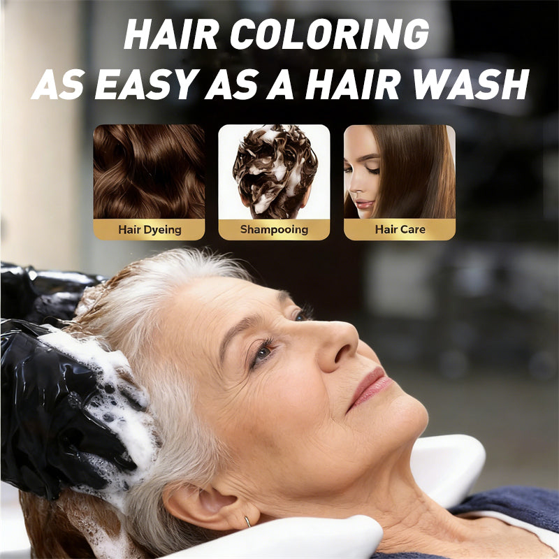 🎉HOLIDAY HAUL SALE✨ Herbal Extract Instant Hair Colour Shampoo for Men & Women