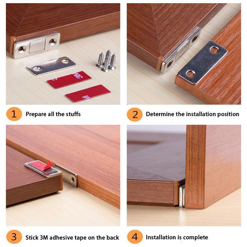 🔥New Year Sale: 50% OFF!!✨Magnetic Door Closer Without Perforations