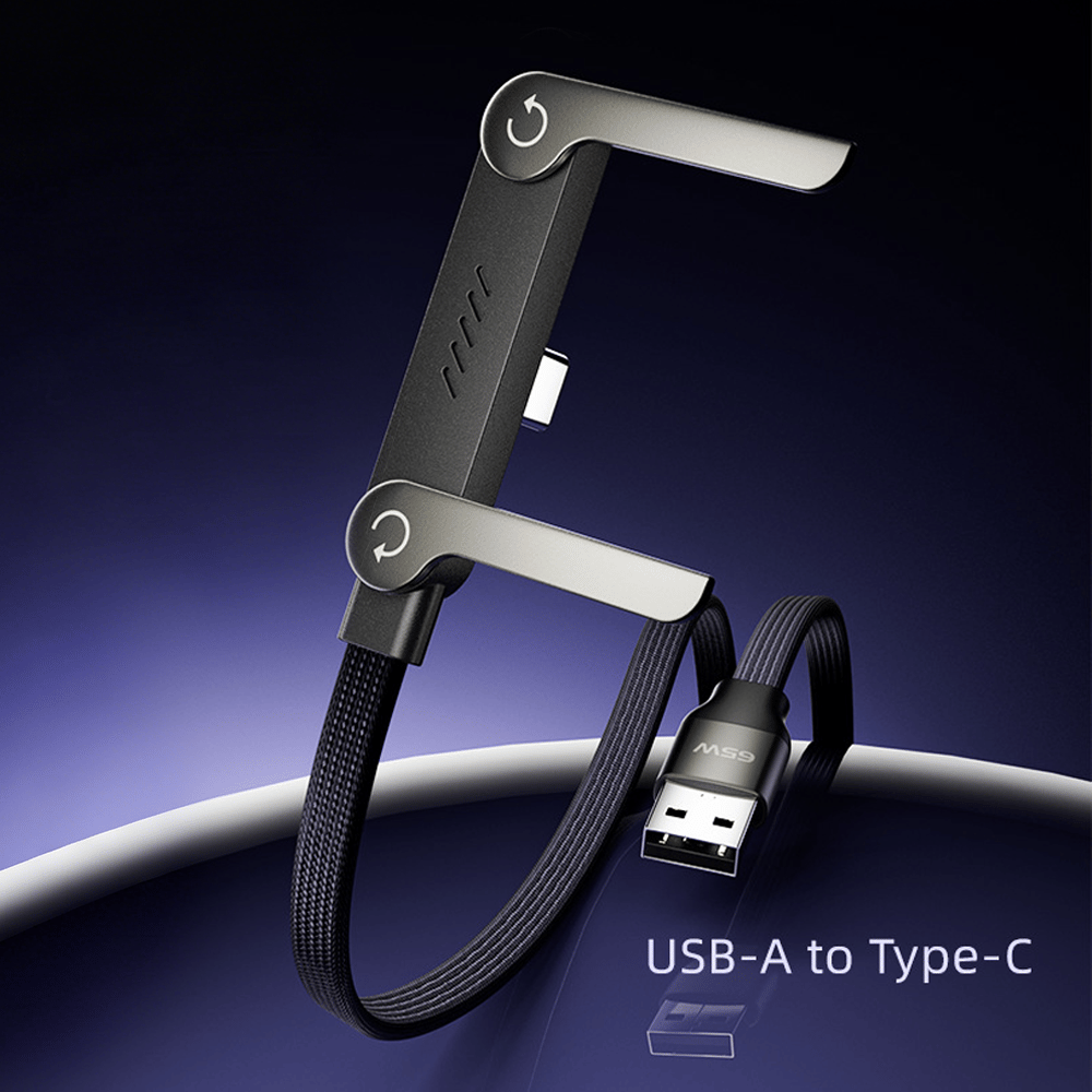 🏆⚡2-in-1 Fast Charging Cable with Adjustable Phone Stand