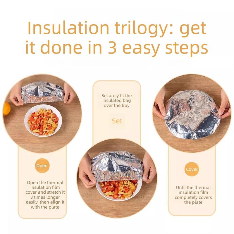 🔥Hot Sale | Reusable Aluminum Foil Heat-retaining Cover