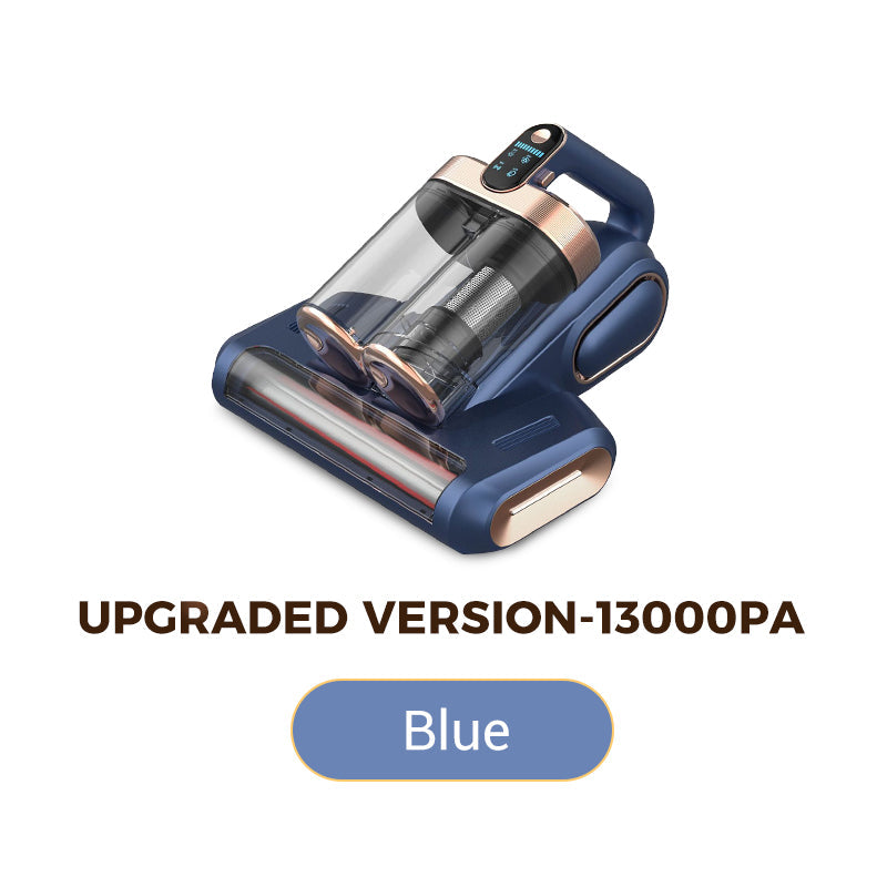 🛏️💨 13000Pa Powerful Mattress Vacuum Cleaner for Dust Mites Removal 🚀✨ UV Light & Ultrasonic Sterilization, Wireless Smart LED Display, Dual Large Dust Cups for Deep Cleaning