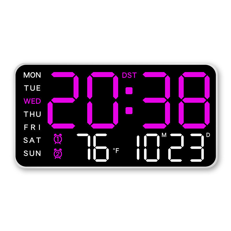 📢📢49% OFF !! ⏰Multifunctional decorative LED digital wall clock