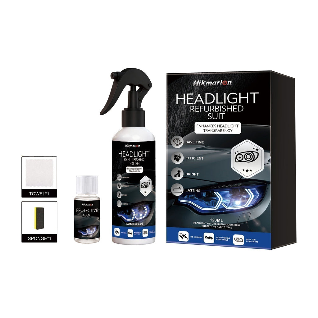 🚗 50% OFF NOW! 🔆 Headlight Restoration Kit – Instant Clarity, Safe Formula & UV Shield ✨
