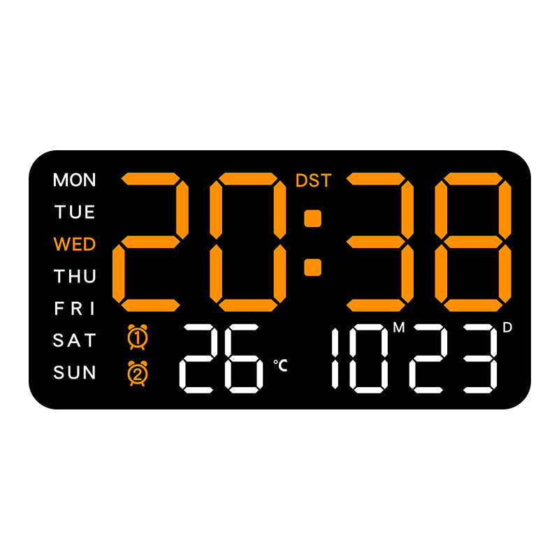 📢📢49% OFF !! ⏰Multifunctional decorative LED digital wall clock