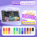 🎁Dual-Tip Glitter Marker Pen