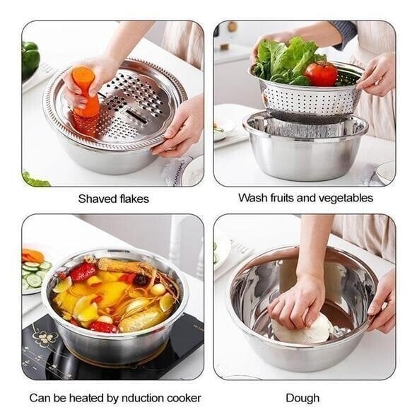 💥 🎁 Three-in-One Stainless Steel Multi-Function Water Filter