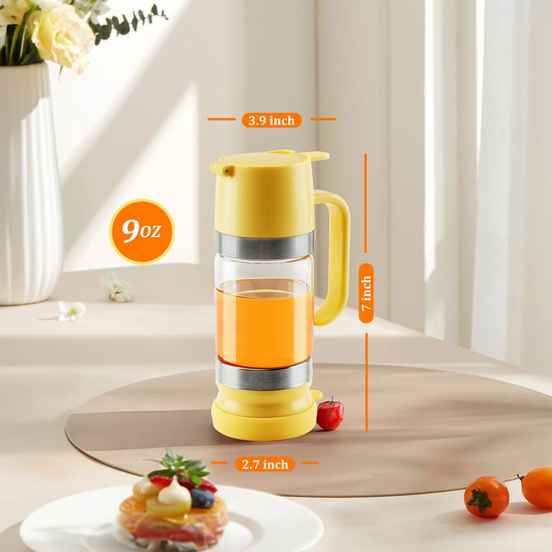 Glass Honey Dispenser No Drip No Mess Leak