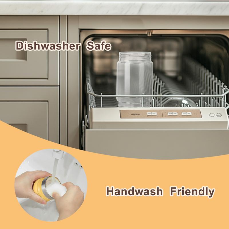 Glass Honey Dispenser No Drip No Mess Leak