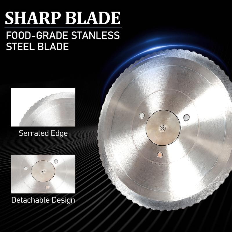 Manual Bread Slicer | Metal Guide & Adjustable Thickness