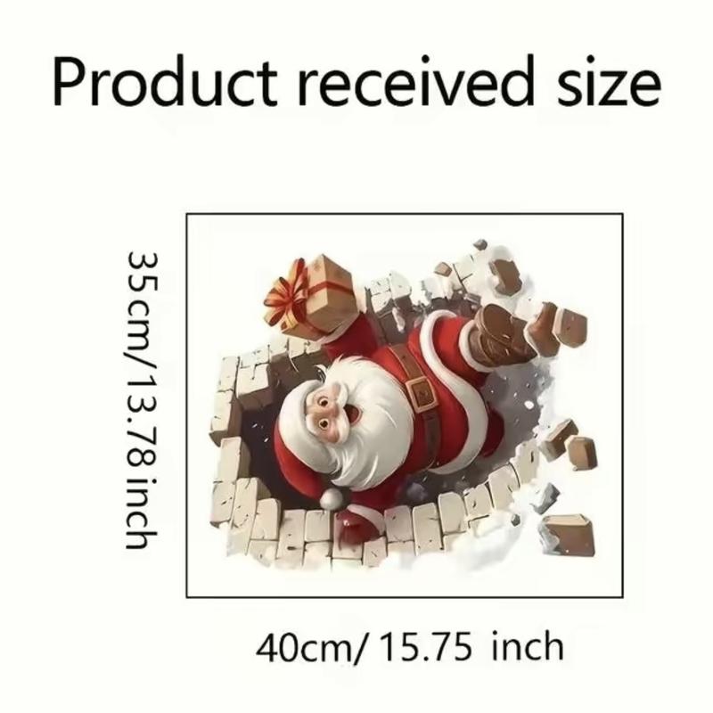 🎄🎁Meet Christmas 50% OFF💥Santa Claus Breakthrough Wall Sticker