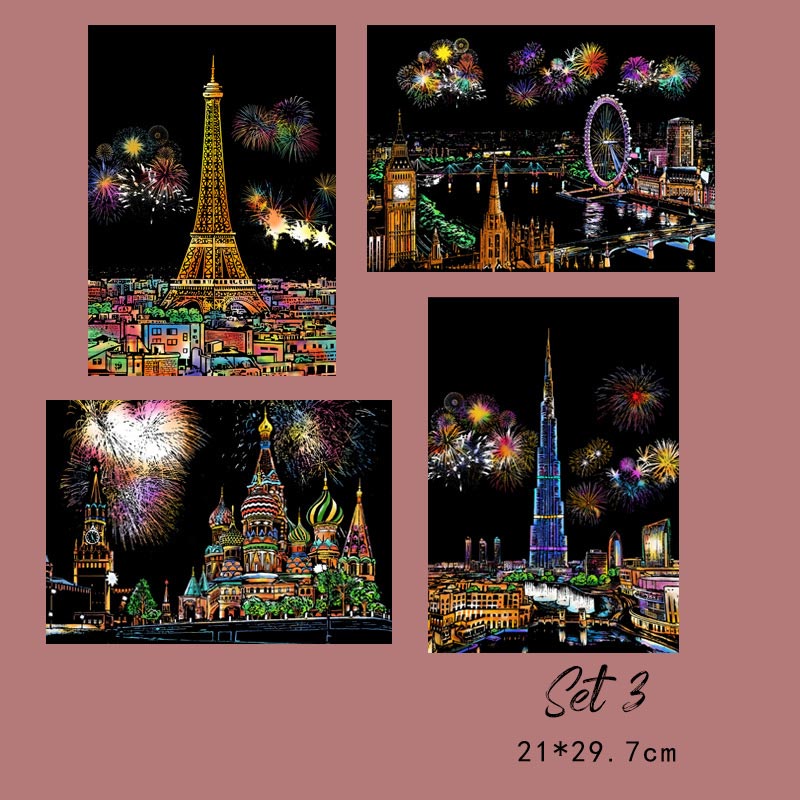 🔥Christmas Big Sale🌈✍️Rainbow Magic Scratch Paper