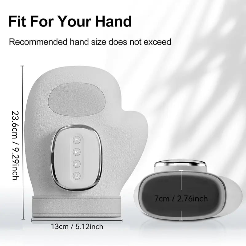 🔥Portable Hand Massager with Heat & Compression, Wireless 3 Modes for Carpal Tunnel Relief