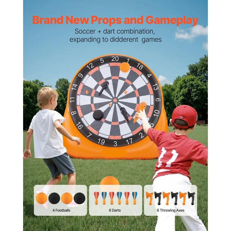 Giant Inflatable Soccer Target 🥅 — Self-Righting Target | Shooting Game | Outdoor Amusement Park Fun | Addictive for Both Kids and Adults! 🎈
