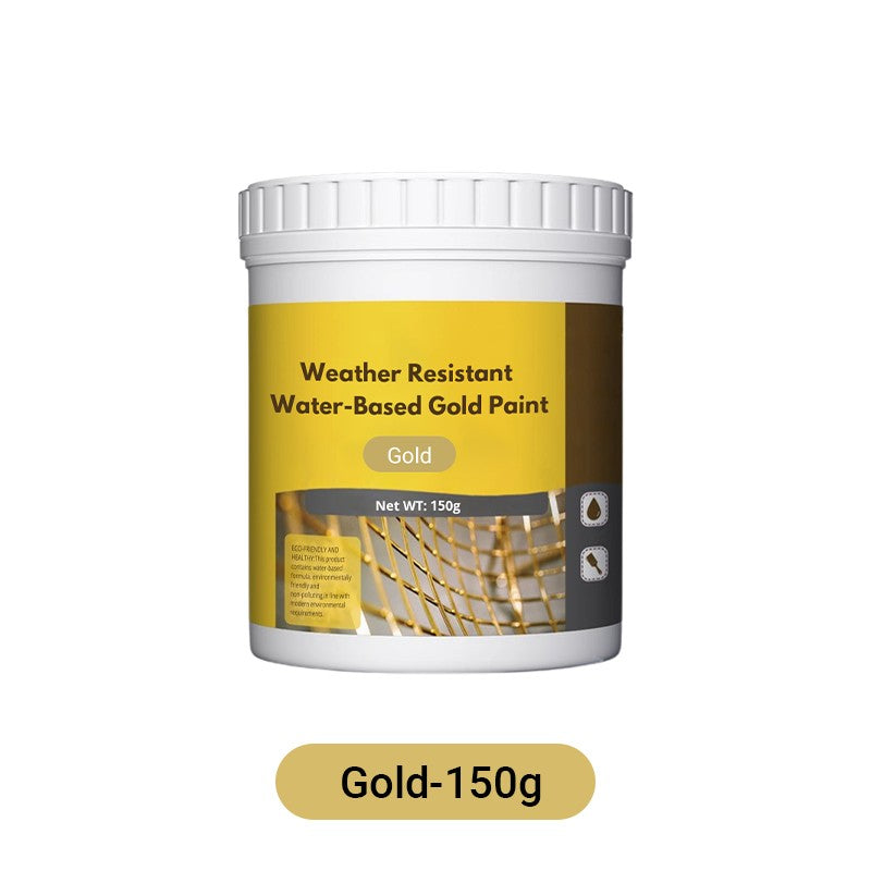 ⏳Limited time special⏰Weather-resistant water-based gold paint💛