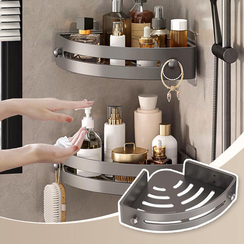 🚿🔥 Corner Shower Storage Rack - Space-Saving & Easy to Install, Perfect for Organizing Toiletries ✨