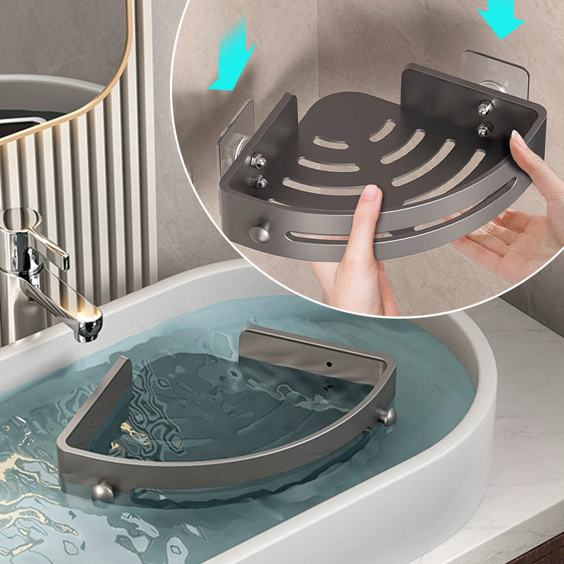 🚿🔥 Corner Shower Storage Rack - Space-Saving & Easy to Install, Perfect for Organizing Toiletries ✨
