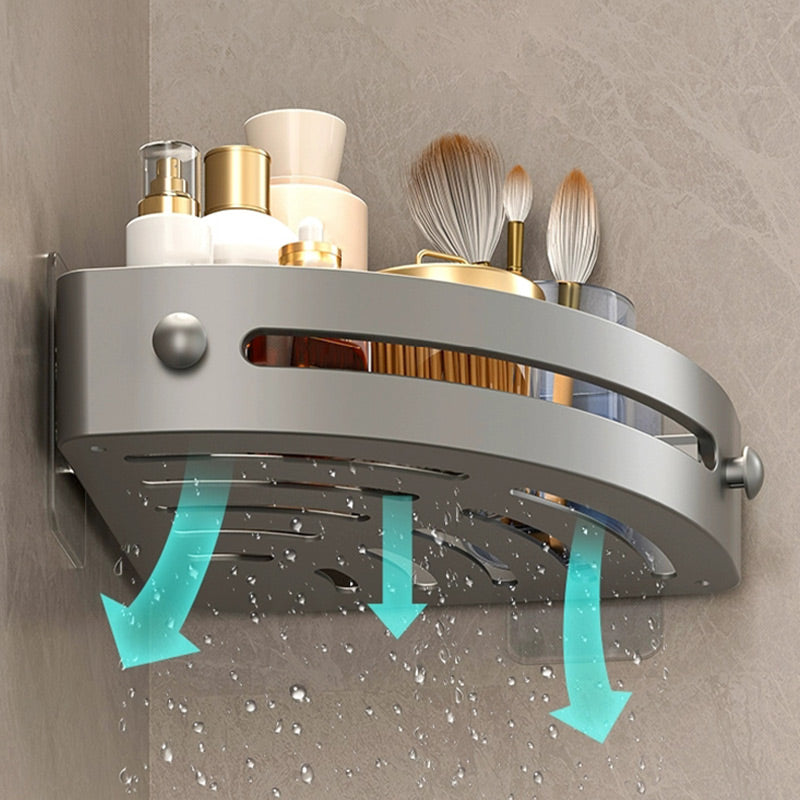 🚿🔥 Corner Shower Storage Rack - Space-Saving & Easy to Install, Perfect for Organizing Toiletries ✨