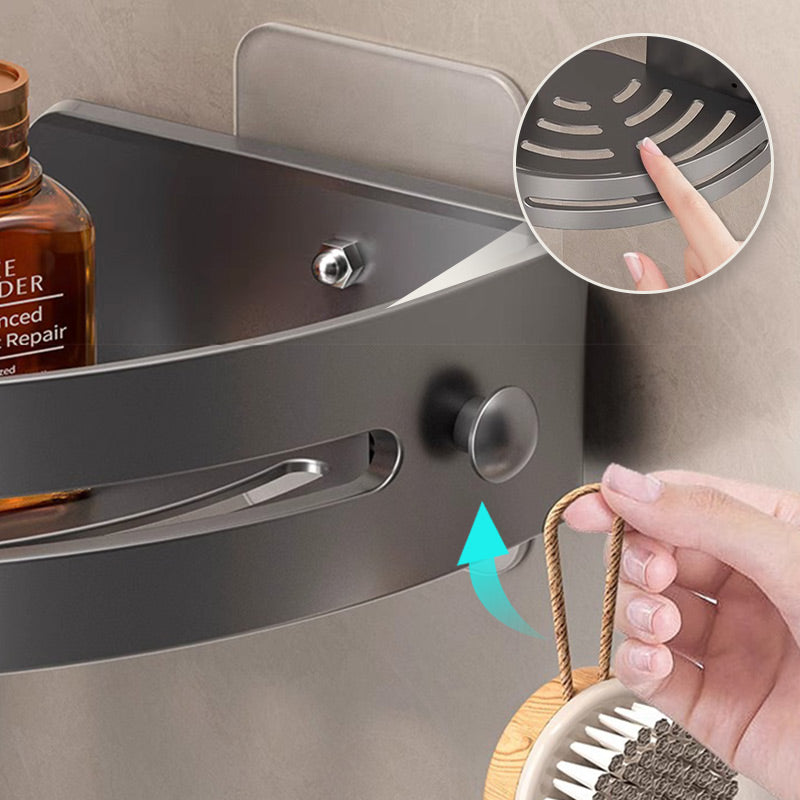 🚿🔥 Corner Shower Storage Rack - Space-Saving & Easy to Install, Perfect for Organizing Toiletries ✨