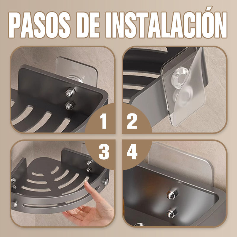 🚿🔥 Corner Shower Storage Rack - Space-Saving & Easy to Install, Perfect for Organizing Toiletries ✨