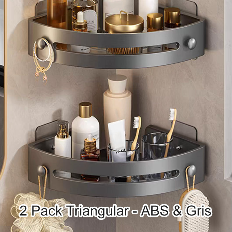 🚿🔥 Corner Shower Storage Rack - Space-Saving & Easy to Install, Perfect for Organizing Toiletries ✨