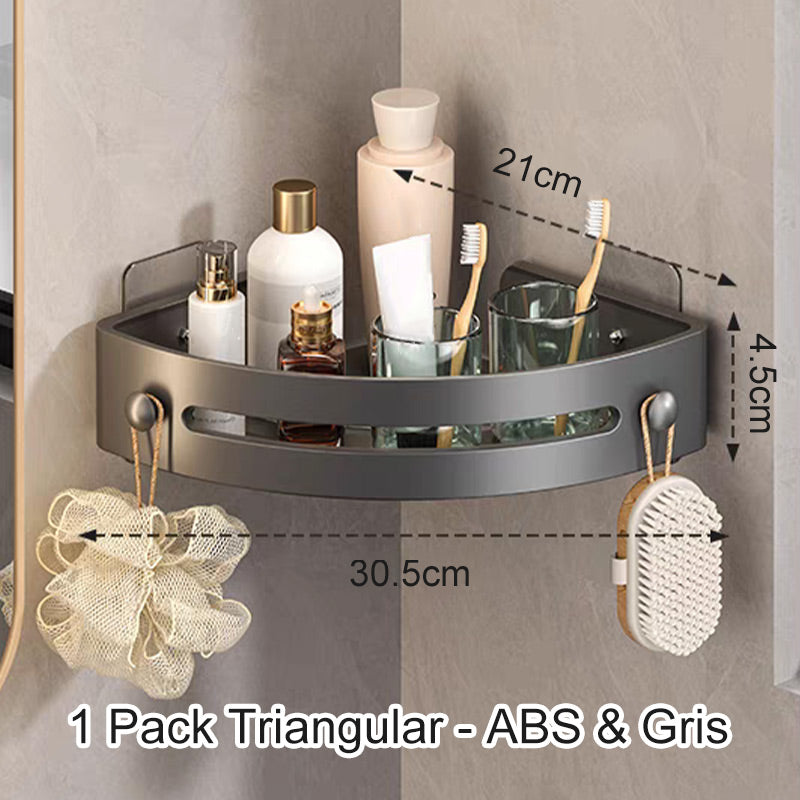 🚿🔥 Corner Shower Storage Rack - Space-Saving & Easy to Install, Perfect for Organizing Toiletries ✨