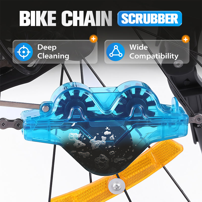 🥳2026 HOT SALE🥳💞50K+ SOLD!✨ 🚴‍♂️ Bike Chain Scrubber – Deep Grease Removal, Cleans Internal Links & Easy-to-Use Ergonomic Design 🧽