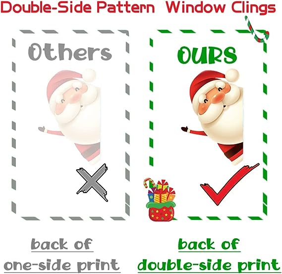 ❄Christmas Window Decals