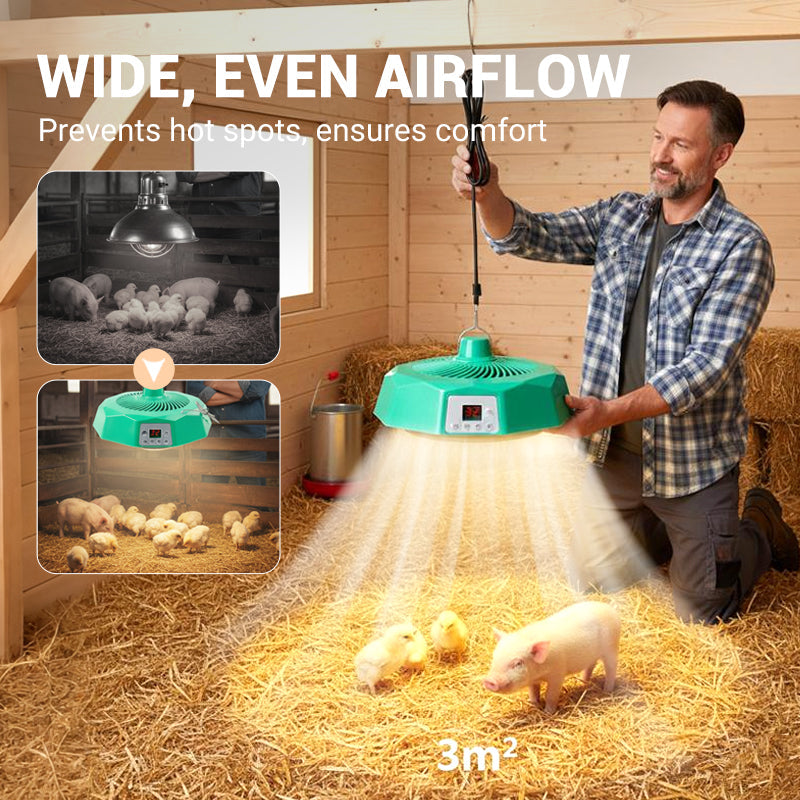 Poultry Farming Heating Lamp with Remote Control