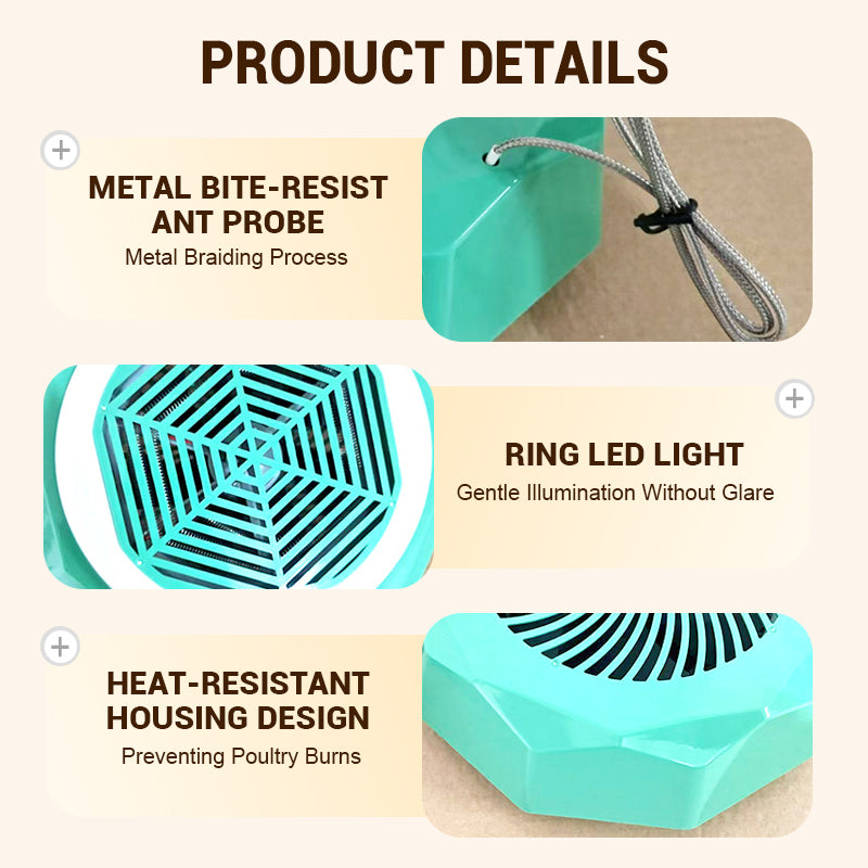 Poultry Farming Heating Lamp with Remote Control