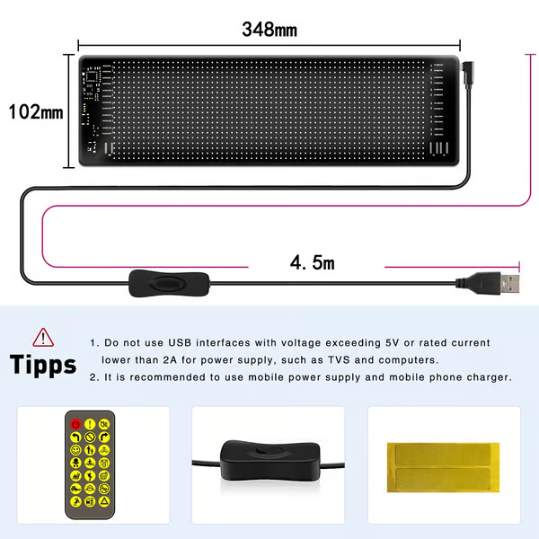 🔥Hot Sale 50% OFF🎁Colorful Eye Lamp Soft Screen for Car Windows