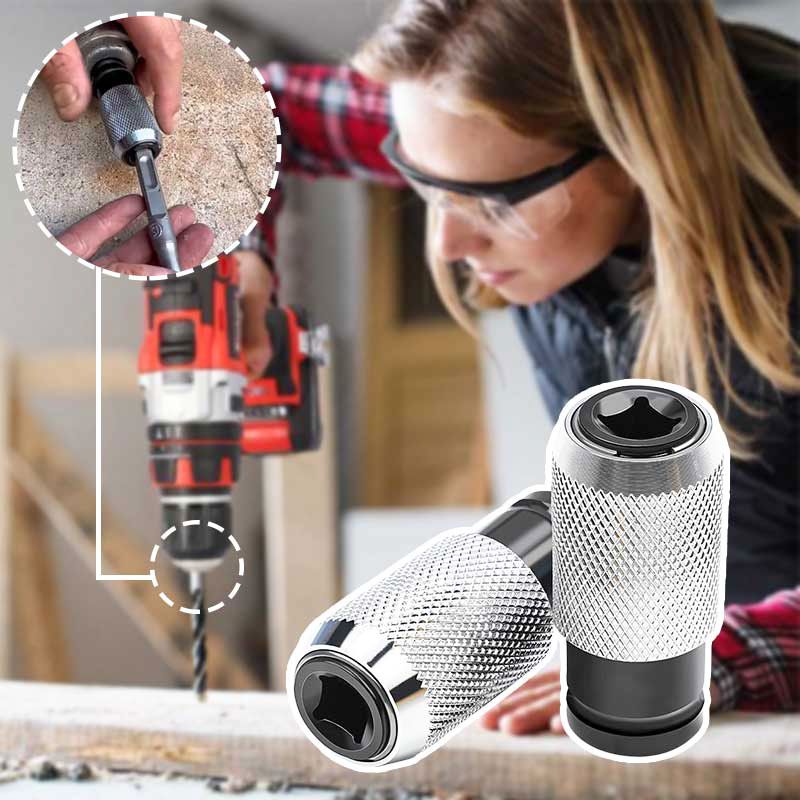 🔧40% OFF NOW! ⚙️ Electric Wrench Drill Bit Adapter – Quick Change, Universal Fit & Durable for Professional and DIY Use 🔨📦