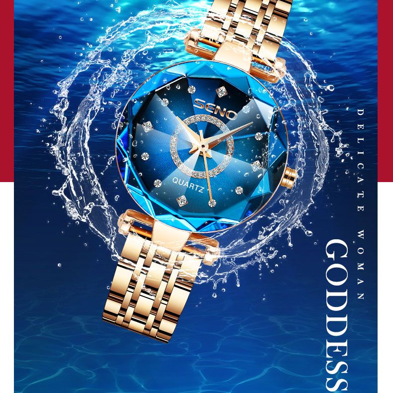 ⌚ TIME-LIMITED SPECIAL: 50% OFF! 💎 Elegant Shining Watch – Crystal Dial, Stainless Steel Band & Water-Resistant for Daily Wear ✨📦