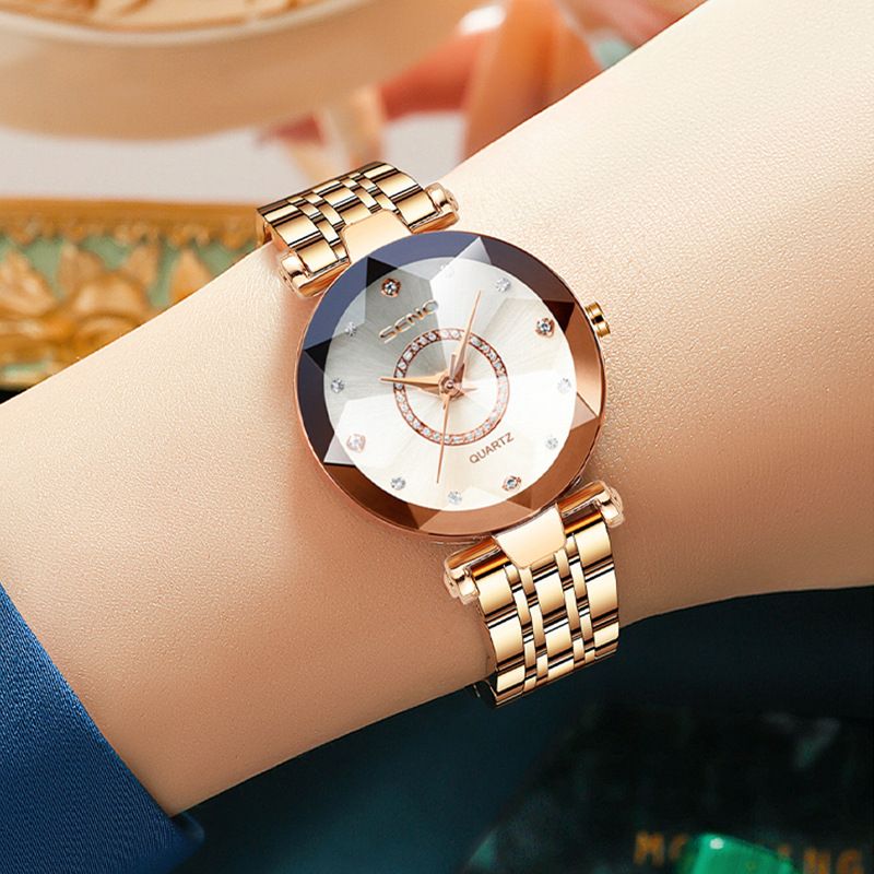 ⌚ TIME-LIMITED SPECIAL: 50% OFF! 💎 Elegant Shining Watch – Crystal Dial, Stainless Steel Band & Water-Resistant for Daily Wear ✨📦