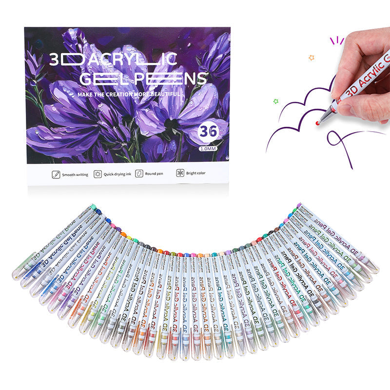 Multi-Color Gel Pen Set for Drawing & Coloring