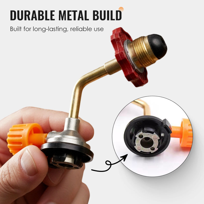 📢 BUY 2 GET 1 FREE! 🔥 Outdoor Gas Canister Refill Adapter – Leak-Proof Safe Transfer, Universal Fit & Durable Tool 🛠️⛺