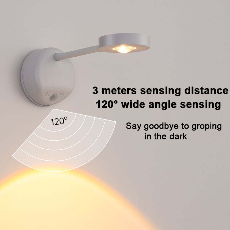 Rechargeable LED Motion Spotlight with Remote Control