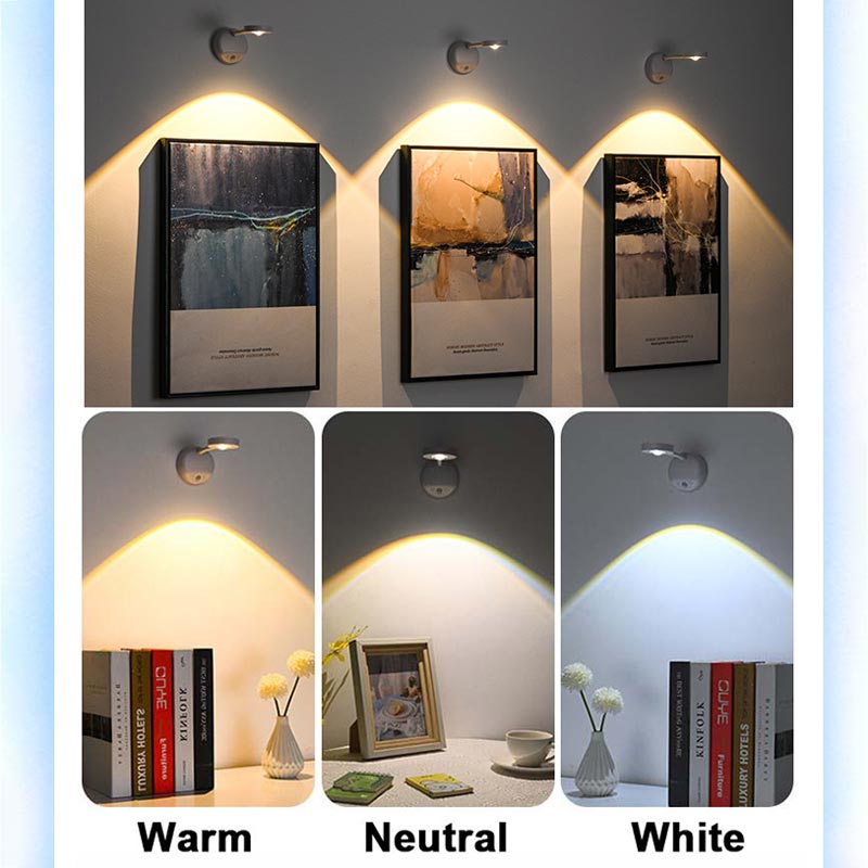 Rechargeable LED Motion Spotlight with Remote Control