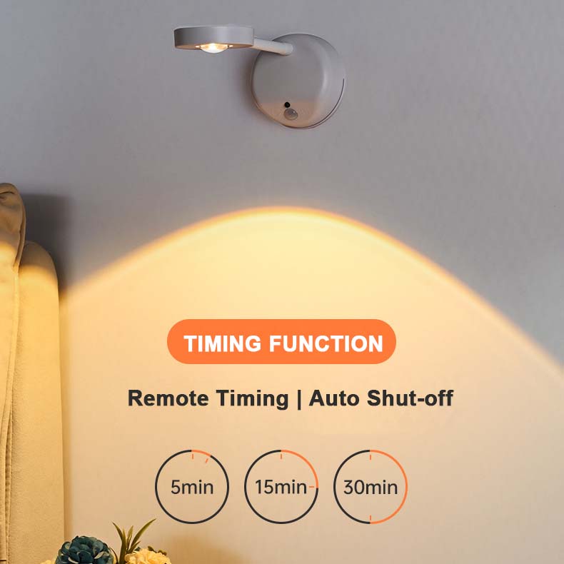 Rechargeable LED Motion Spotlight with Remote Control