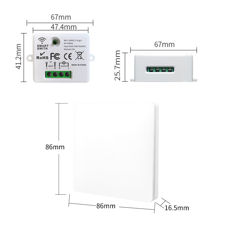 Self-Powered Wireless Light Switch