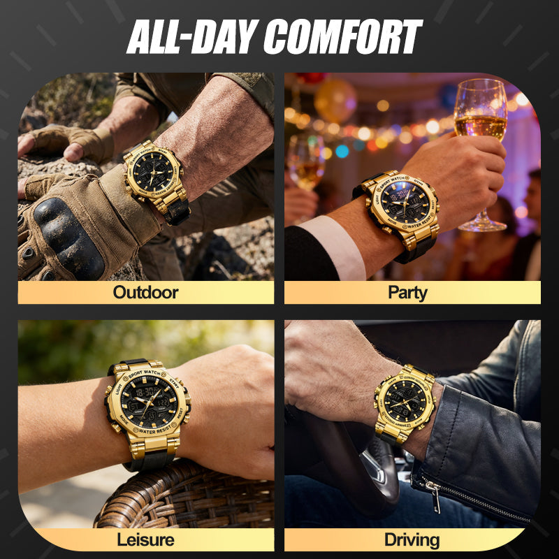 🔥 Hot Sale 50% OFF 🔥Men's Multifunction Waterproof Luminous Watch⌚