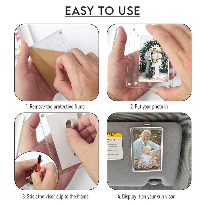 🌟Capture the beautiful moments🌟Portable Acrylic Magnetic Photo Frame