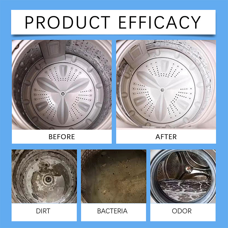 📢📢50%  OFF !! ⏰Powerful Washing Machine Cleaner Tablets - 12 Counts